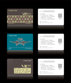 高档VIP会员卡CDR矢量图