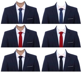 男西装证件照衣服素材