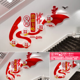 党的治疆方略文化墙