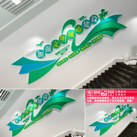 文明城市文化墙