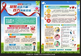2023世界艾滋病日宣传单
