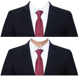 男西装红领带