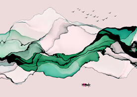 新中式水墨山水