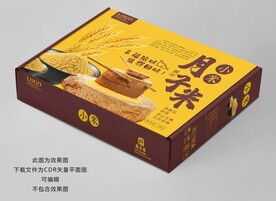 小米 杂粮 包装平面展开图
