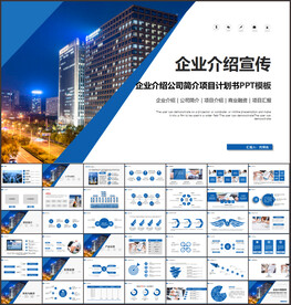 大气企业宣传公司介绍PPT