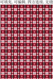 红色格纹 格子图案