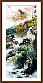 玄关山水画
