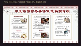 中医药防治冬季呼吸道疾病宣传栏