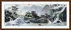 国画山水画