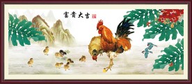 富贵八吉图