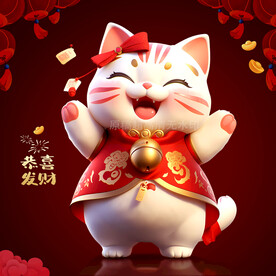 可爱的招财猫
