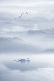 意境别墅山水画