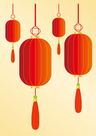 红灯笼设计CDR矢量图
