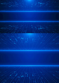 4k蓝色科技空间背景AE模板