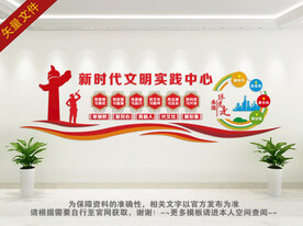 新时代文明实践所文化墙