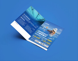 游泳健身活动宣传单页图片