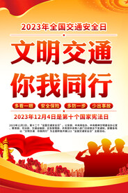2023交通安全日海报