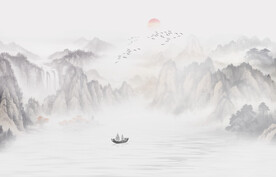 新中式意境山水画