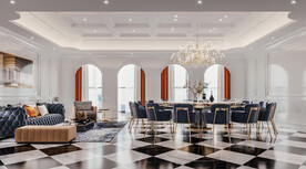 餐饮包间效果图