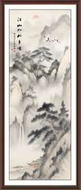 竖幅国画