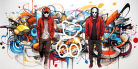 服饰潮流背景墙