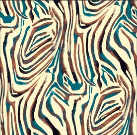 数码印花斑马纹