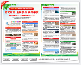 防灾减灾宣传单