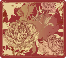 牡丹花地毯