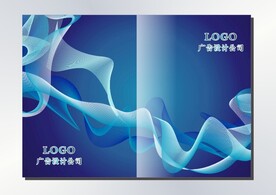 柔美蓝线 封面设计