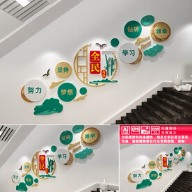 全民阅读文化墙