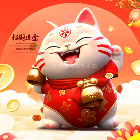 喜庆招财猫