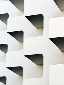 白色3d规则正方体抽象科技纹理