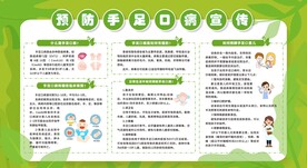预防手足口病宣传栏展板