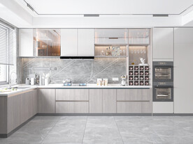 厨房直播间空场景