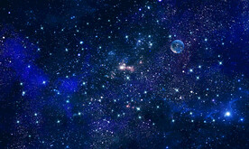 璀璨星空背景图