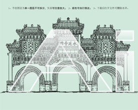 东岳庙琉璃牌楼永延帝祚