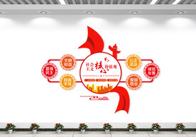 社会主义核心价值观形象墙