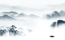 简约 最新中式山水 TIf分层