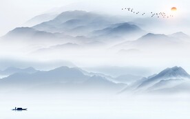 最新 中式清晰山水 TIF分层