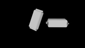棉柔巾 湿巾  C4D模型 
