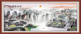 国画山水画