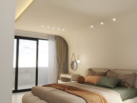 奶油风格卧室效果图