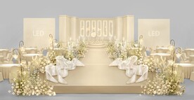 香槟色法式婚礼