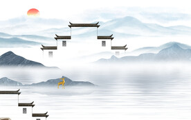 新款 高雅清晰山水 tiF分层