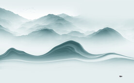 别墅 高端中式山水 Tif分层