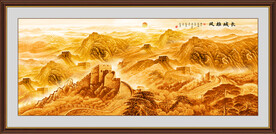 长城山水画