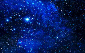 蓝色宇宙星空背景图