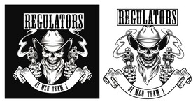 卡通骷髅头矢量素材