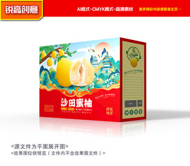 柚子包装 蜜柚礼盒