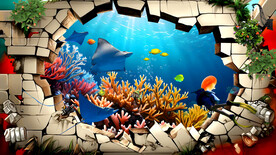海底世界壁画